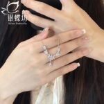 【銀蝶坊】月桂之光項鍊女穗穗平安水滴流蘇吊墜鎖骨鏈精緻時尚百搭款