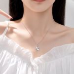 【銀蝶坊】相伴四葉草項鍊｜輕奢設計感鎖項鍊 氣質百搭高級感 女友生日／情人節禮物推薦